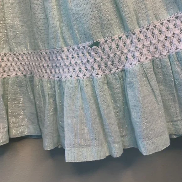 MASALA KIDS BABY Girls Maxi Dress 3 3T Mint Green Hippy Boho Dress Toddler Girl - Picture 4 of 8